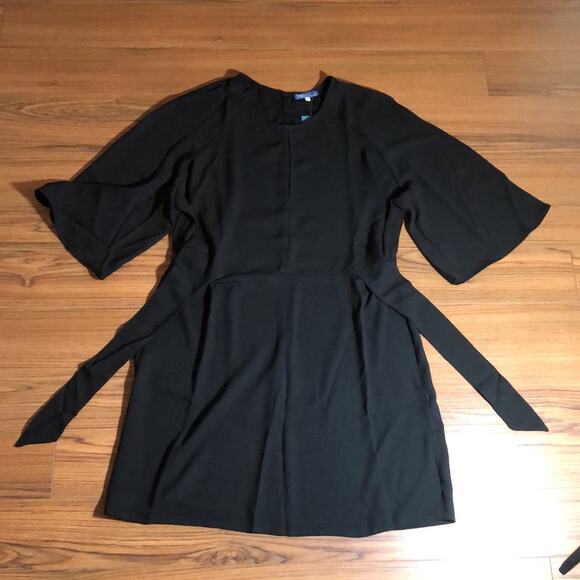 NWT Front Tie Mini Dress by Truly Me Black Size XL - Picture 3 of 9